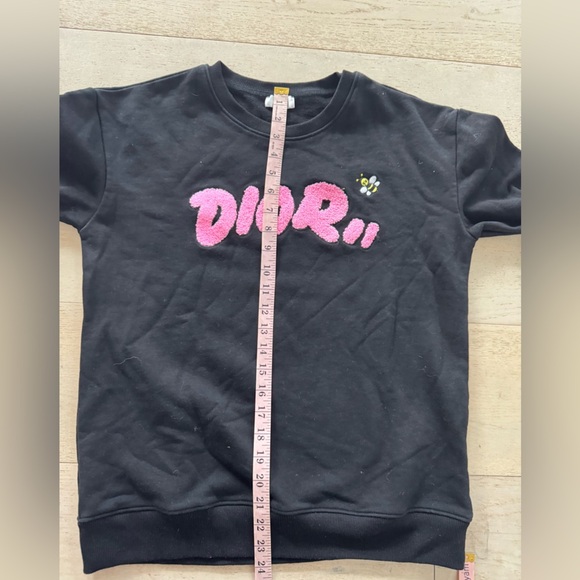 Dior x Kaws Men's Crewneck Sweatshirt Black Size L 2019 Released - Picture 10 of 10